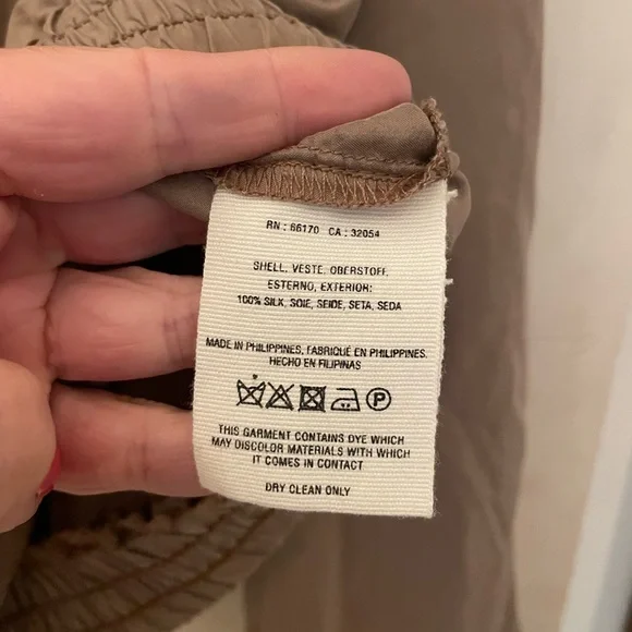 100% Silk Cropped Bomber - Picture 4 of 5